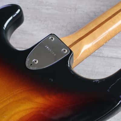 1985 Squier (by Fender Japan) CST-30 JV Series '72 Reissue Stratocaster (Sunburst) image 11