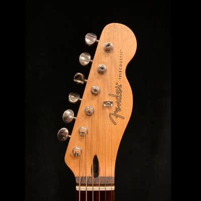 Fender Telecoustic Deluxe - Candy Apple Red image 6