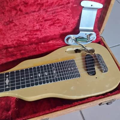 1954 Fender Champion Lap Steel - with genuine Fender hard case and DeArmond Model 600 volume pedal image 13