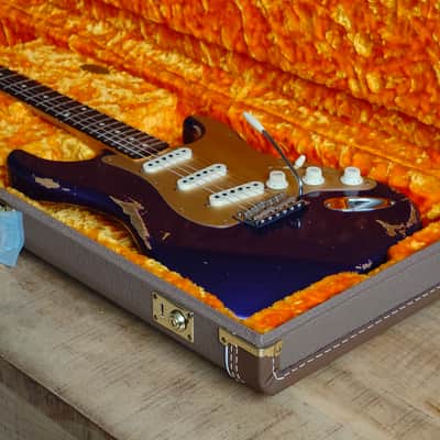 Fender Custom Shop 1959 Stratocaster Heavy Relic - Deep Purple Metallic - 2020 image 14