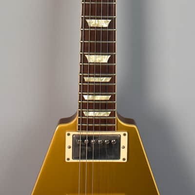 2014 Gibson Custom Shop L.E Flying V Standard Goldtop Electric Guitar w/OHSC image 18