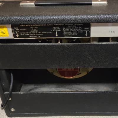 Vintage Fender Vibro Champ Black Face Great Condition image 2