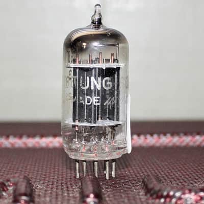 TUNG SOL JTL 5687 E182CC BLACK PLATE D GETTER COPPER GRID POST TEST NOS VINTAGE 1956 image 1