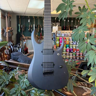Ibanez RGDRB71-BKF Iron Label 2025 - Present - Black Flat image 1