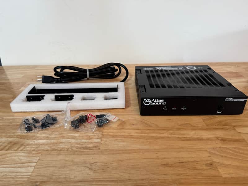 AtlasIED PA-40G 70 Volt Power Amp with Rack-Mount kit image 1