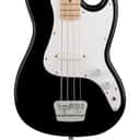 Fender Squier Bronco Bass, Short Scale (30") Maple Fingerboard, Black