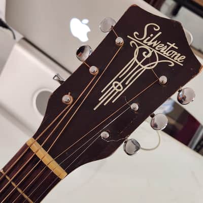 Silvertone vintage jumbo acoustic 50s model 618 image 3