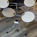 DW DWCPPADTS5 Go Anywhere 5pc Practice Pad Drum Set with Stand 2010s - Chrome/Black/White