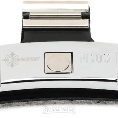 Snareweight M100 Leather Tone Control Dampener - Black (SnwtM100Bkd1) image 5