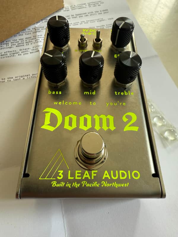 3Leaf Audio Doom 2 2025 Hi viz yellow image 1
