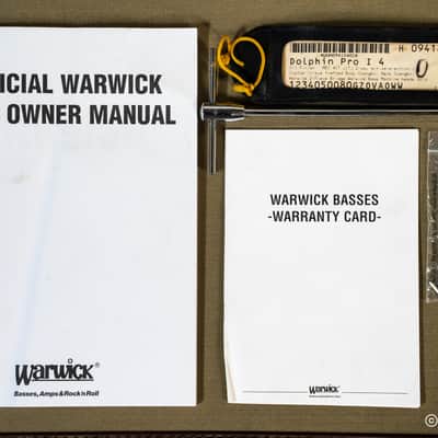 Warwick Dolphin Pro 1 Natural NT 4-string Bass image 14
