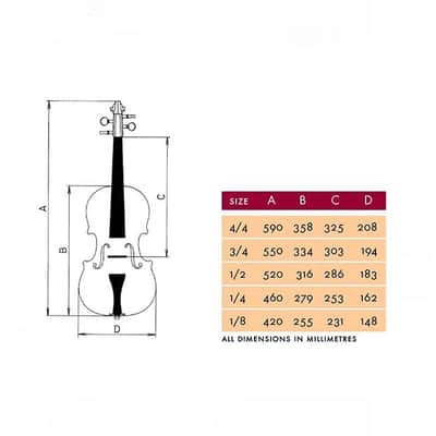 Strunal 220 Student Violin Country Hits Outfit - 1/2 Size European Violin w/Case & Book image 5