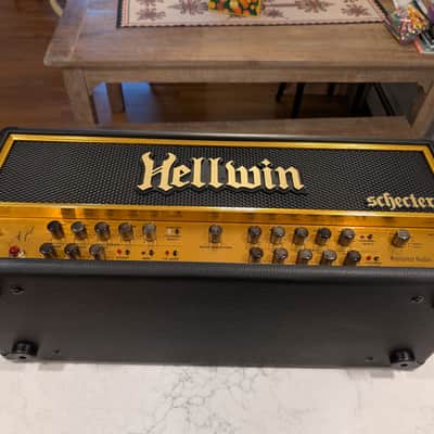 Schecter Guitar Research SYN100-HE Hellwin Stage 100W Tube Guitar Amp Head image 8