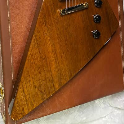 NEW! Gibson Custom 1958 Mahogany Explorer Reissue Electric Guitar - Antique Natural, VOS - Authorized Dealer - Only 7.9lbs - G07667 image 6