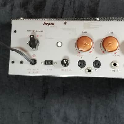 Bogen VP17X Tube Amp Head-1960's Vintage-Guitar Cab Mod-Excellent Fender Tones image 5
