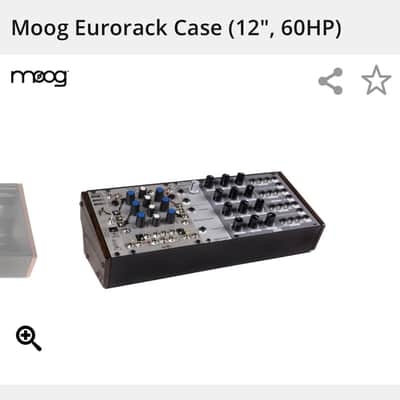 Moog Music Modular Eurorack 60HP case / chassis / skiff with power supply! image 16