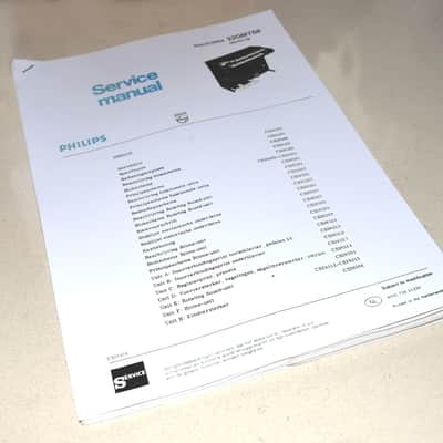 Philips 22GM758 Philicorda Service manual Schematic Diagrams - Vintage technical repair guide image 10