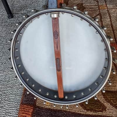 SS Stewart Orchestra Model Carved Scroll 5St Banjo 1890 image 6