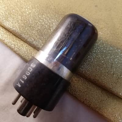 Ken-Rad VT-231 tNOS AT1000 TESTED Balanced! PI Vacuum Tube greyglass black glass WWII military JAN-CKR-6SN7-GT dual triode 1941-1946 image 11