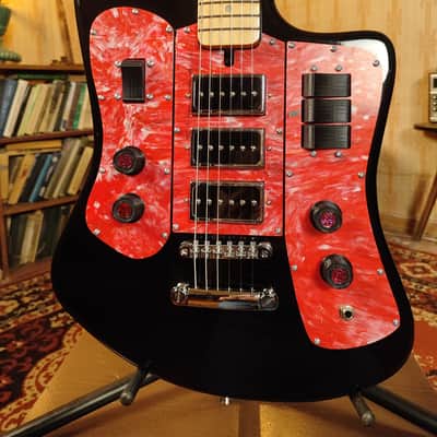 Formanta Style USSR Electric Guitar Built In Tone Bender Soviet Germanium Fuzz image 3