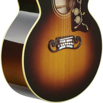 Gibson SJ-200 Original Jumbo Acoustic-Electric Guitar, Vintage Sunburst image 4
