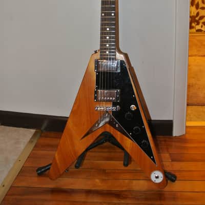 Custom Handmade Blank Flying V Bonamassa "Amos" inspired - Tracy Cox craftsmanship - with hard case image 3