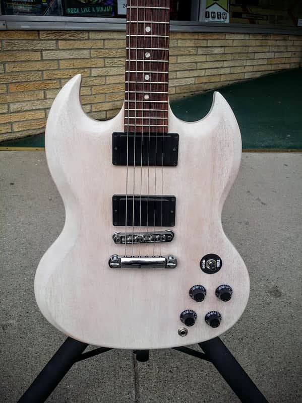 Gibson SGJ Hand Rubbed White image 1