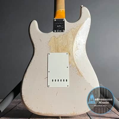Fender Custom Shop LTD Red Hot Stratocaster, Super Heavy Relic- Aged Dirty White Blonde image 7