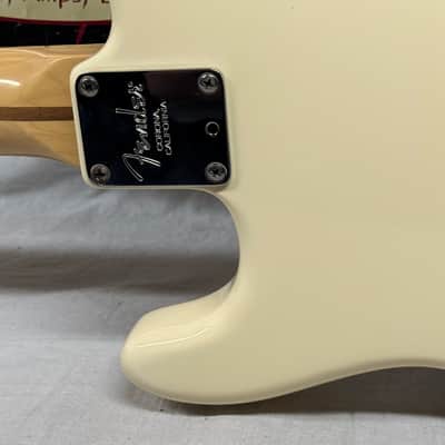 Fender American Standard Stratocaster Guitar with Case 2005 - Olympic White / Maple neck image 13