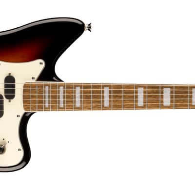 Squier Paranormal Electric VI Laurel FB Parchment Pickguard 3-Color Sunburst image 1