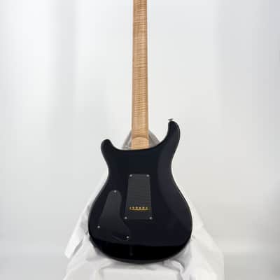PRS Custom 24 LTD European Edition (Wood Library/10-Top/Custom Colour) 2021 Charcoal Fade/Black Back image 4
