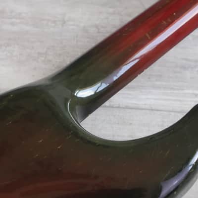 1985 Yamaha Japan BB3000 Neckthrough Fretless Broad Bass (Wine Red) image 14