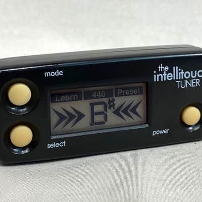 Intellitouch PT-1 Clip on Guitar & Bass Tuner - Black image 1