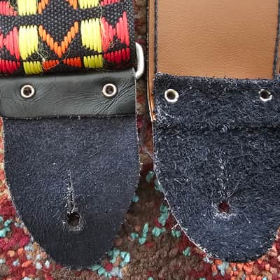Unbranded Ace style woven Hooenanny guitar strap #3 image 4