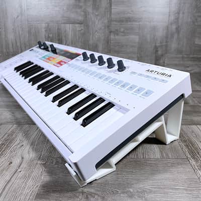 20º Angle Stand for Arturia Keystep PRO - Color WHITE - by KZcraftworks - USA image 7