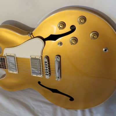 Gibson ES-335 Dot Plain Top 2013 Gold Unplayed image 3