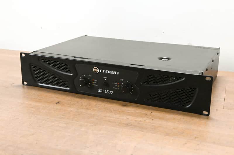 Crown XLi 1500 2-Channel, 450W @ 4Ω Power Amplifier CG013C0 imagen 1