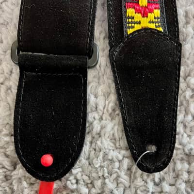 Henry Heller 2" Wide Adjustable Peruvian Guitar Strap, Made in Peru  #HP-2BLK-04 image 1