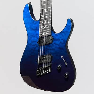 Schecter Reaper-7 Elite Multiscale 7 String Electric Guitar - Deep Ocean Blue image 3