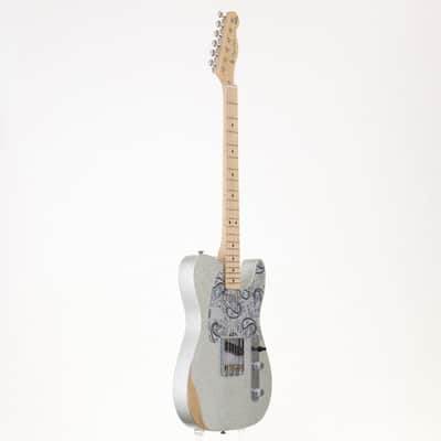FENDER MEXICO Artist Series Brad Paisley Road Worn Telecaster SLV SPKL [MX17904894] (08/19) image 14