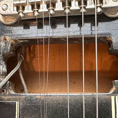 Gibson ESD 1275 -double 12- from 1961 in black finish with original case image 15