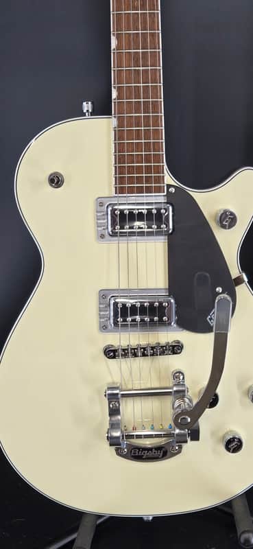 Gretsch G5230T Electromatic® Jet™ FT Single-Cut with Bigsby®, Laurel Fingerboard, Two-Tone Vintage White/ London Grey image 1