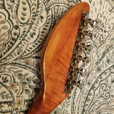 1960s Korina Wood Solidbody 2" Thick, Futuristic Guitar, Unknown Maker, Modeled After 1958-59 Gibson image 20