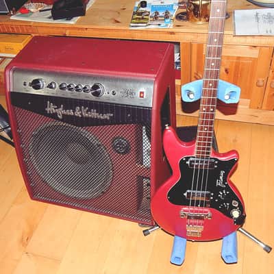 HUGHES & KETTNER  BASSFORCE 300W Bass Verstärker 1990 - 2000 - bordeaux image 2