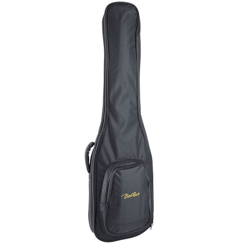 Boston Electric Bass Guitar Gig Bag Padded With Large Pocket - Black image 1