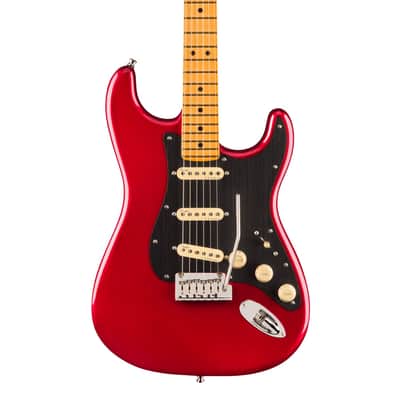 Fender American Ultra II Stratocaster Sinister Red Maple w/case image 1