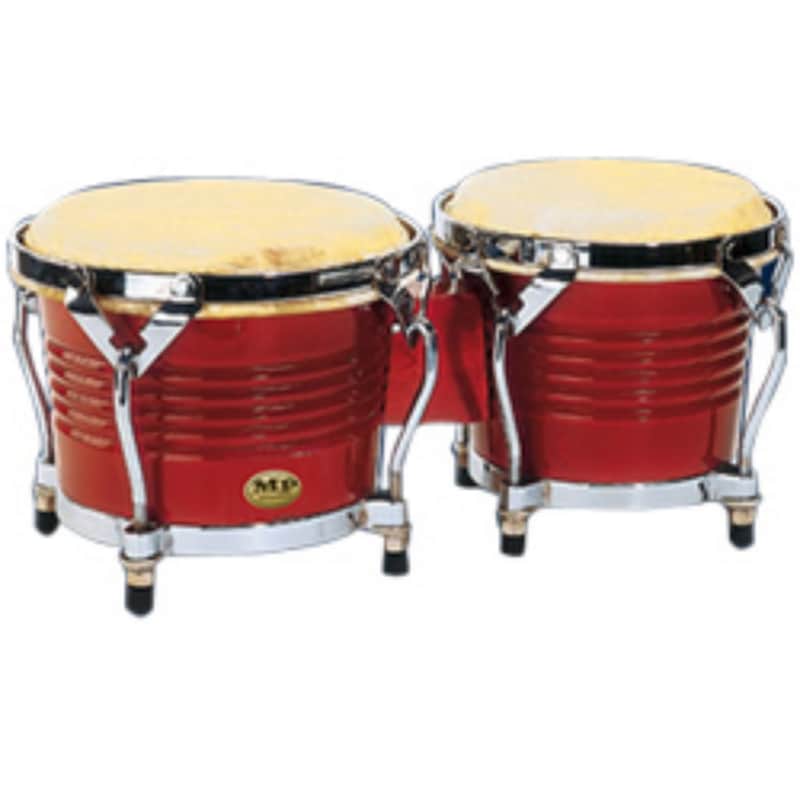 Mano Percussion Red Wood 7” & 8” Bongo Set image 1