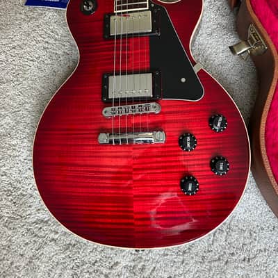 Gibson Les Paul Standard AAA Flame Maple Top 2018 - Blood Orange Burst image 3