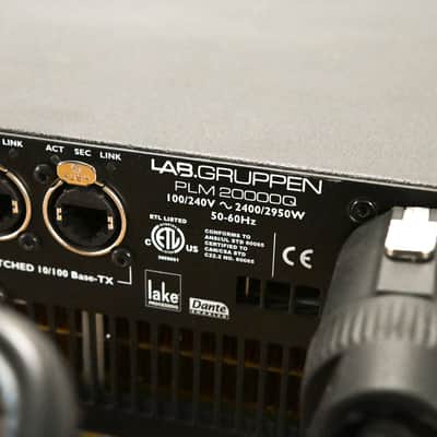Lab Gruppen PLM 20000Q Powered Loudspeaker Management System CG0105K image 11