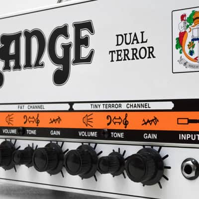 Orange Dual Terror 2-Channel 30-Watt Guitar Amp Head - White image 1